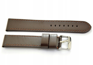 DLHÝ ELEGANTNÝ REMÍN NA HODINKY 22mm, KOŽENKA.